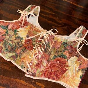 Floral Corset Top
